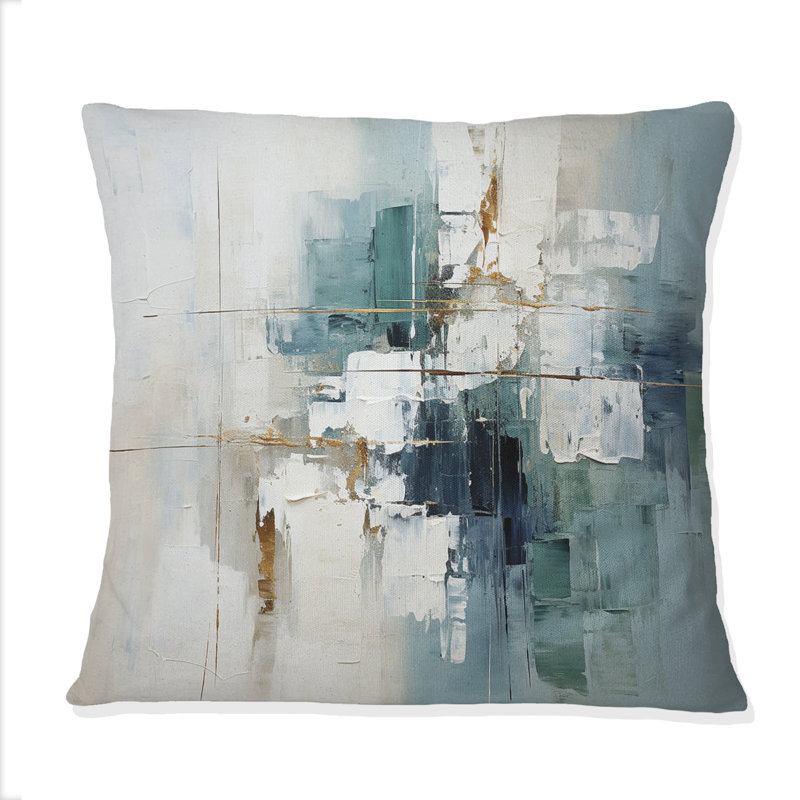 Coussin Subtle Serenity I - Abstract Collages