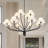 12-Light Traditional Chandelier Dimmable Modern Chandelier With Fabric Shades for Living Room