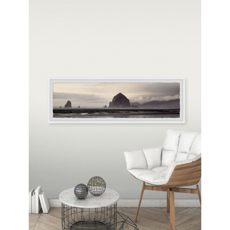 «Oregon Coastline», reproduction encadrée, H 10 po x l 30 po x P 1,5 po