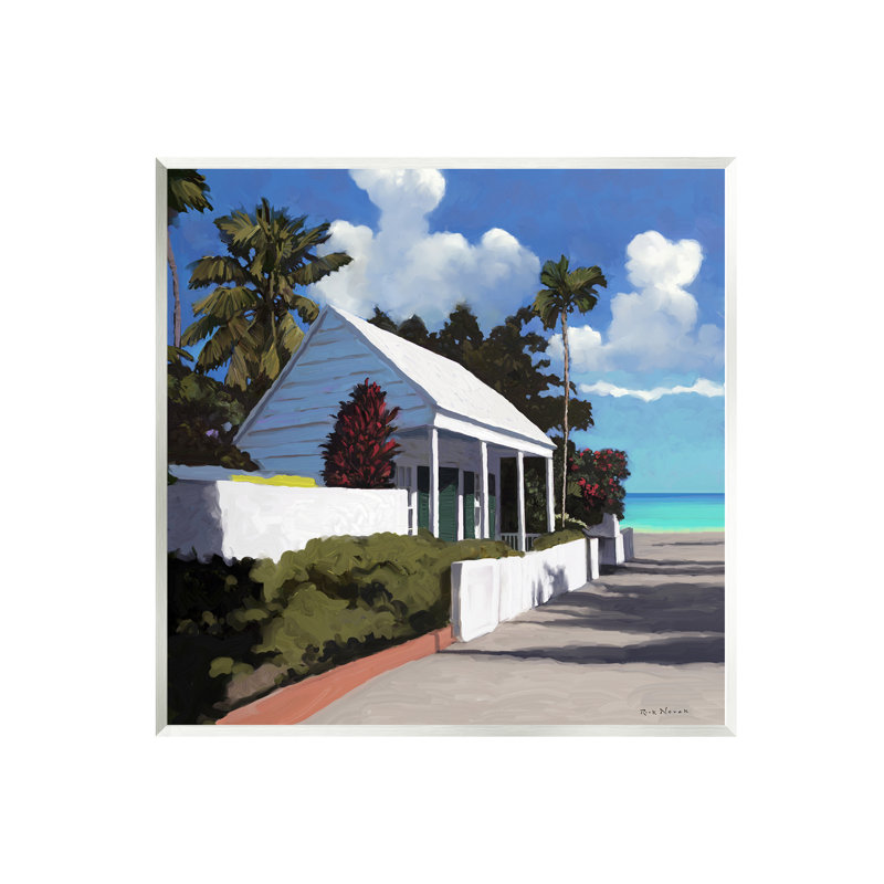 Au-491-Giclée, bord de mer, route, plage, côte, peinture, L 12 po x H 12 po x P 0,5 po, Mdf