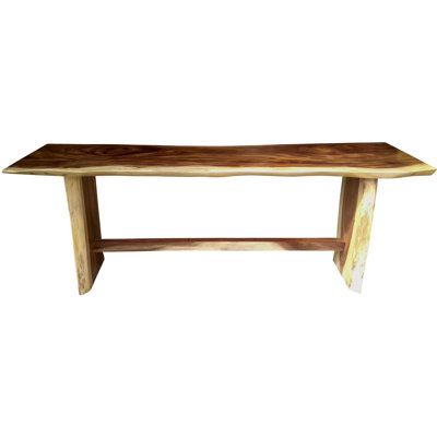 Table de salle à manger à hauteur de bar en bois massif Cardoza