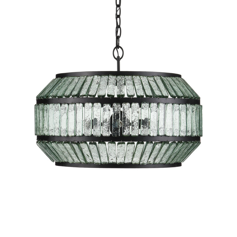 Centurion 6 - Light Dimmable Drum Chandelier