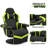 Inbox Zero Reclining Ergonomic Swiveling PC & Racing Game Chair with Footrest-217975702