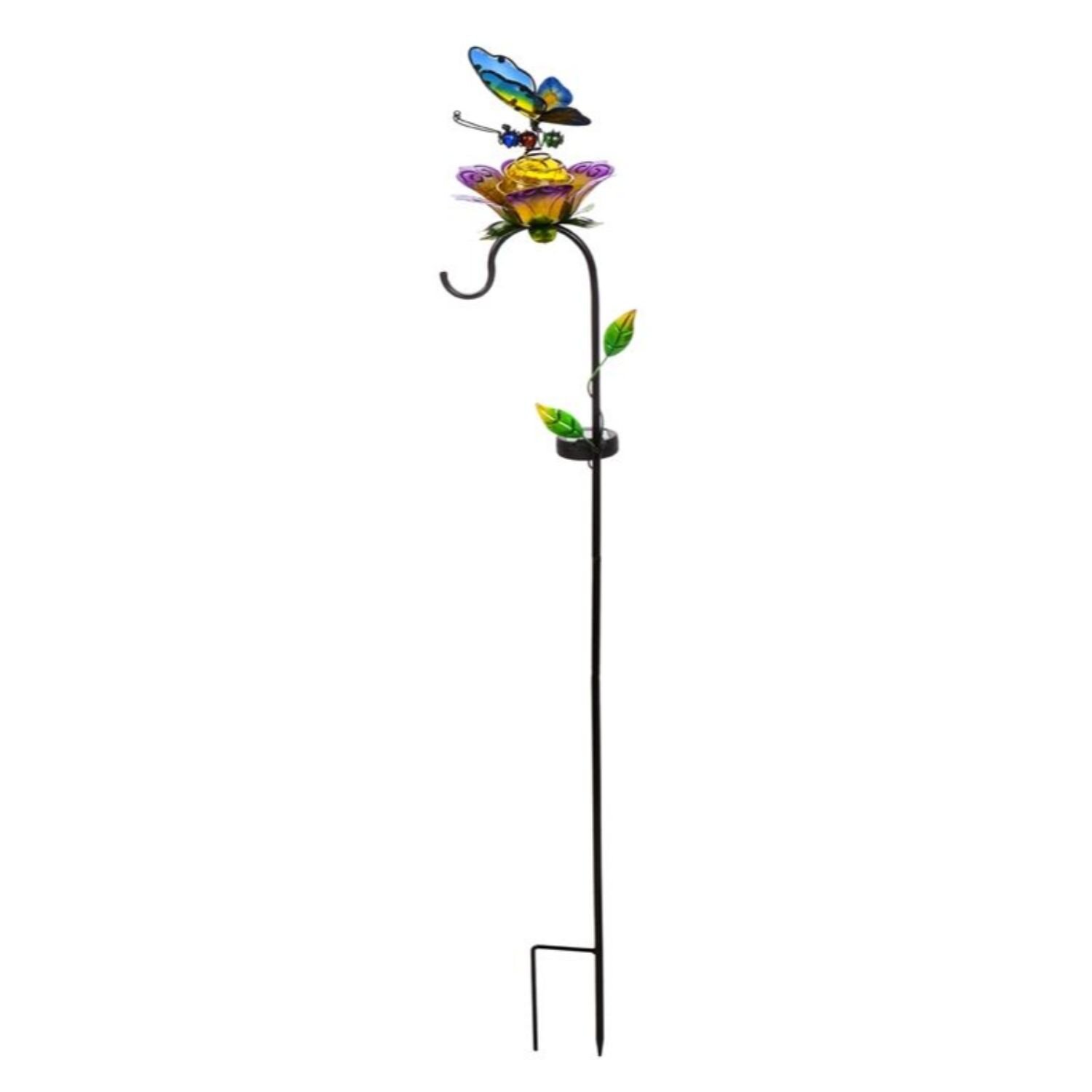 Evergreen Enterprises, Inc Butterfly and Shepherds Hook Garden Stake ...