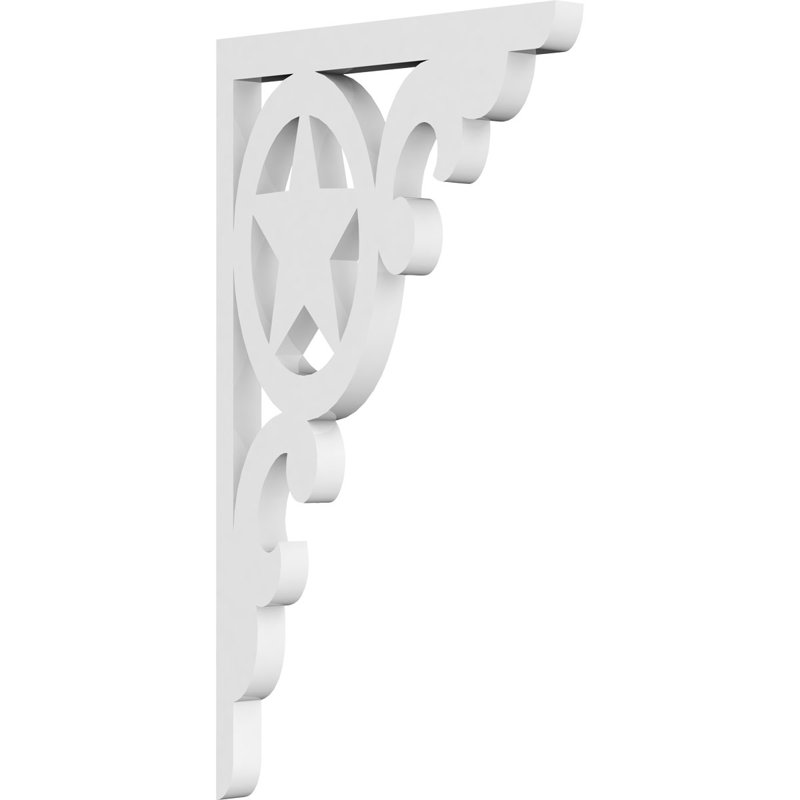 Support de qualité architecturale Hurley, L 5/8 po x P 7 po x H 12 po, Austin, PVC