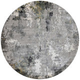 Hand Woven Wool Abstract Area Rug