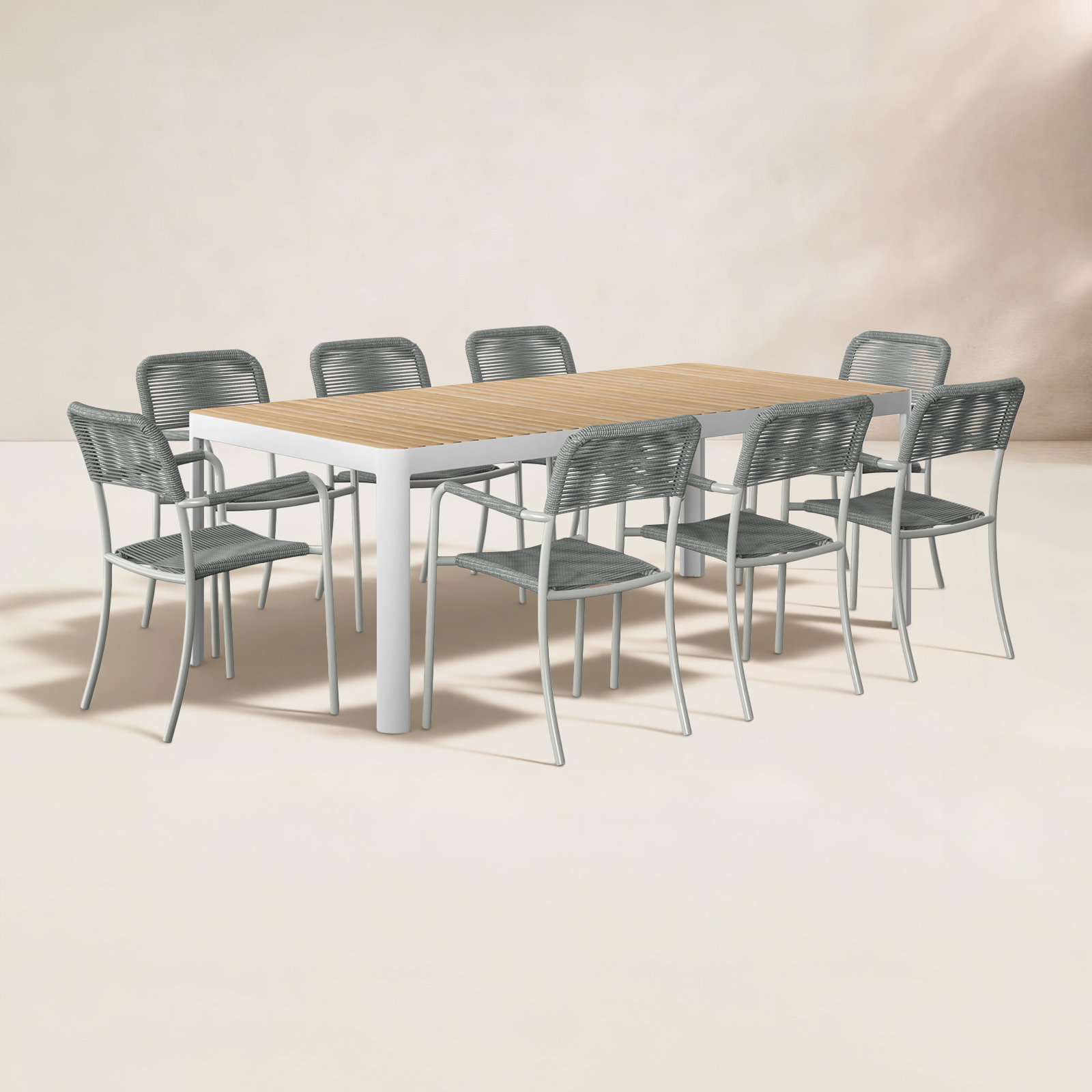 82" Patio Dining Set