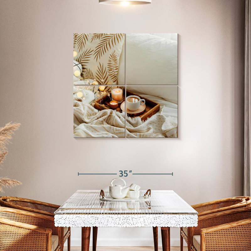 Yarlin Coffee In Bed, 38" H x 38" W