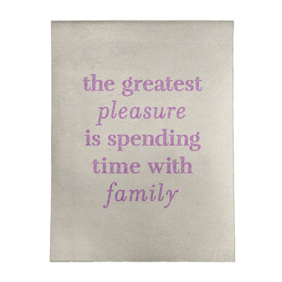 Quotes Chenille Indoor Rug