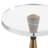 Sarepta Tapered Brass Accent Table