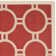 Arneshia Geometric Red/Bone Area Rug