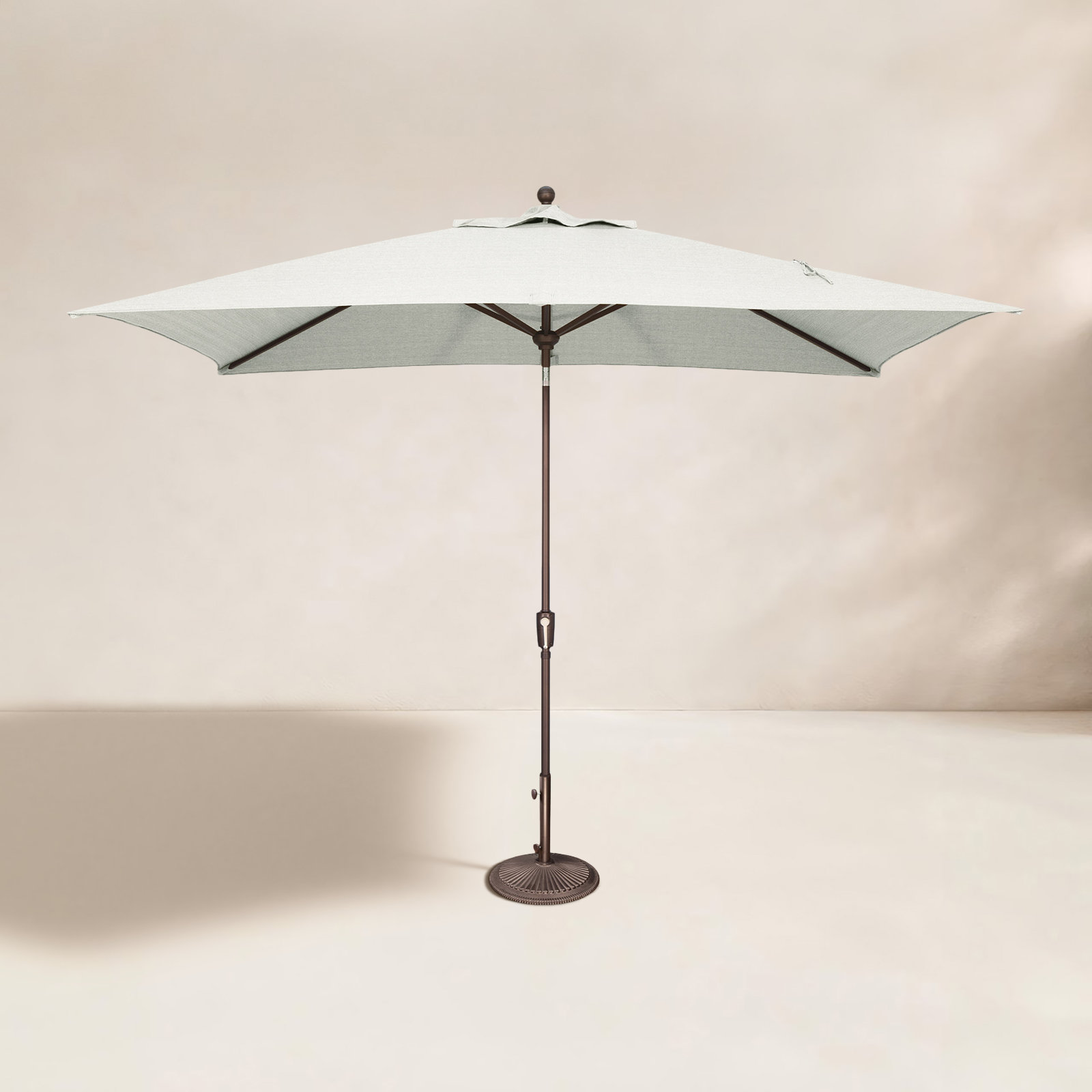 Launceston 6.5' Umbrella, Canvas Natural Sunbrella® Canvas, Bronze