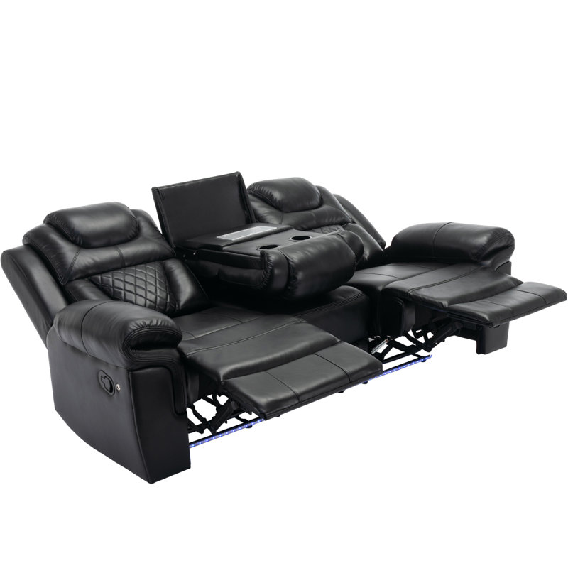 Fauteuil inclinable manuel de cinéma maison, Black