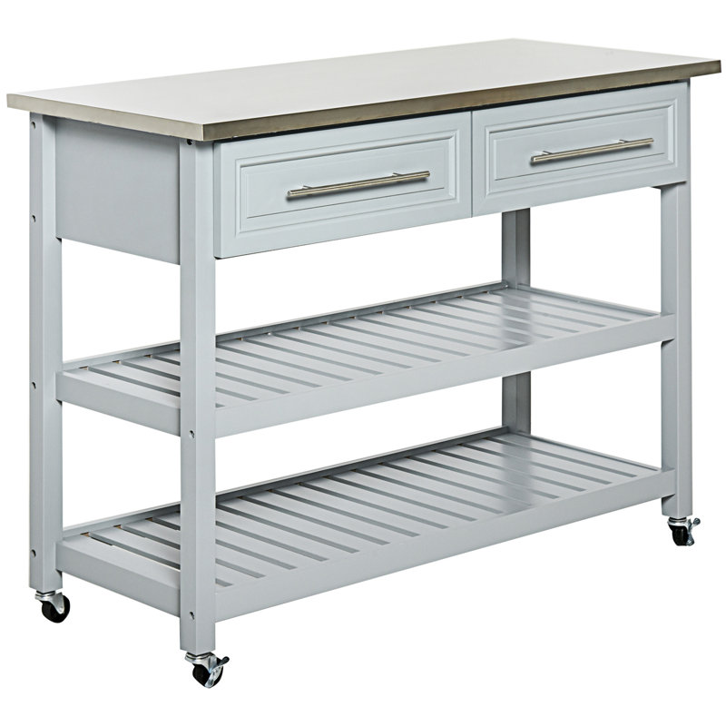 Kitchen Island With Top(No Include Stool)