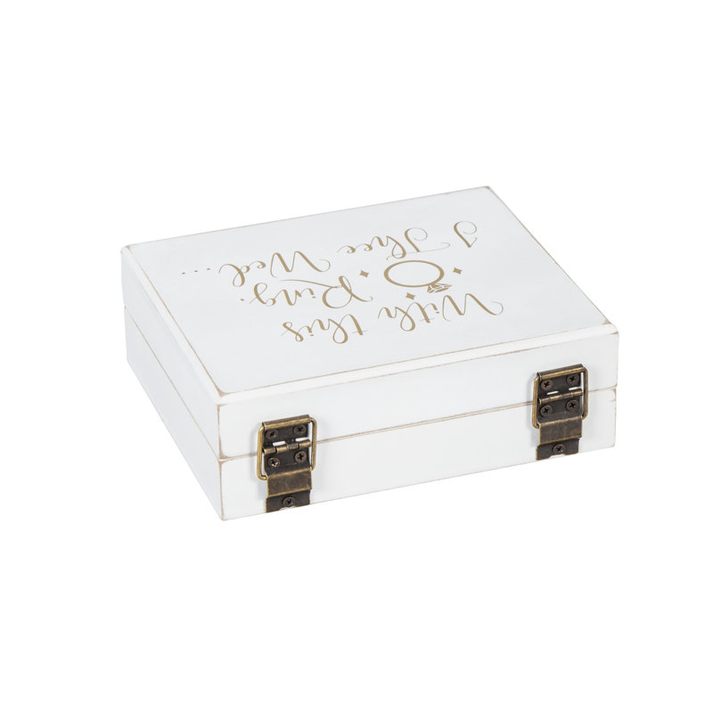 Porte-bague en bois mr. et mlle
