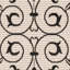 Tapis intérieur / extérieur à motif floral sable / noir Arneshia-1869211968