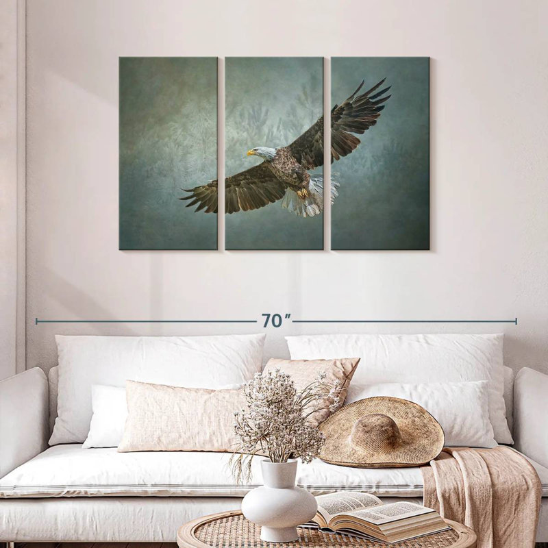 Brampt Majestic Flying Eagle, 28" H x 45" W