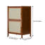 43cm W Solid Wood Bedside Table