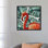« flamant rose », impression sur toile