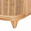 Armoire de rangement bohémienne en rotin naturel