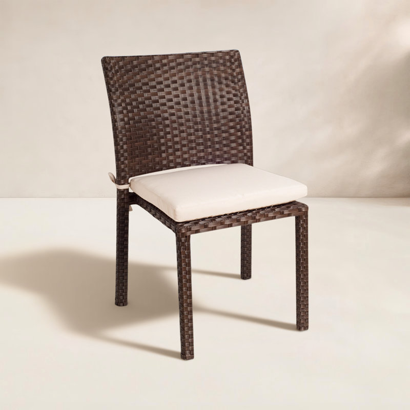 Chaise de patio avec coussin Sonlin