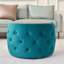 Repose-pieds gigognes luxueux en velours de 2