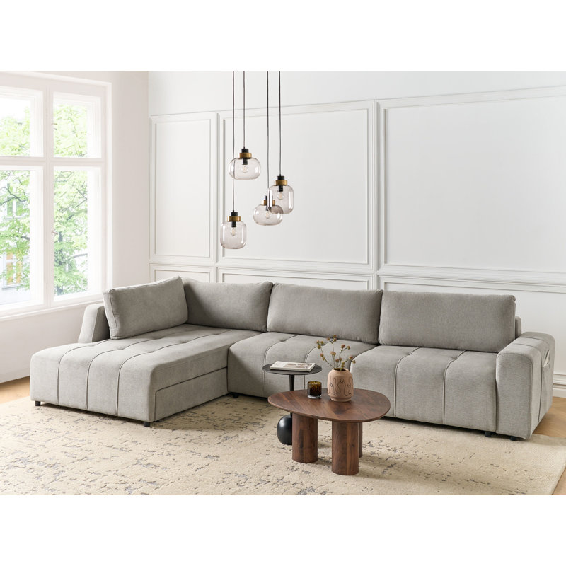 INNVIK 4 Seater Sofa Bed, Right Hand Facing, Gray