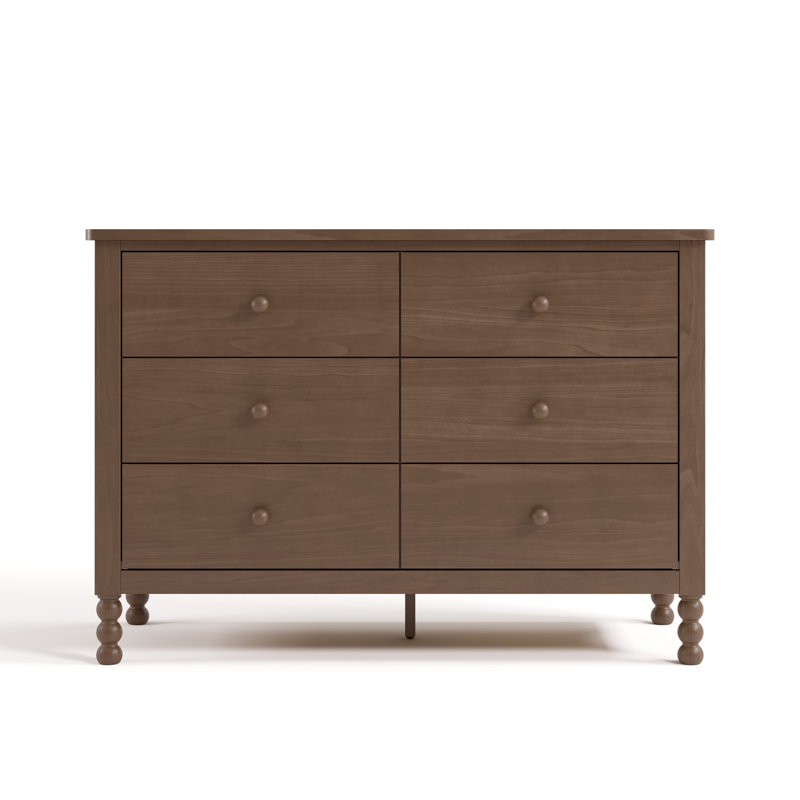Rio 6 Drawer Dresser, Hazelnut