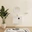 Meuble-lavabo mural simple 28 po avec 2 portes et plateau en céramique blanc Bratislava-1396373004-1363136844