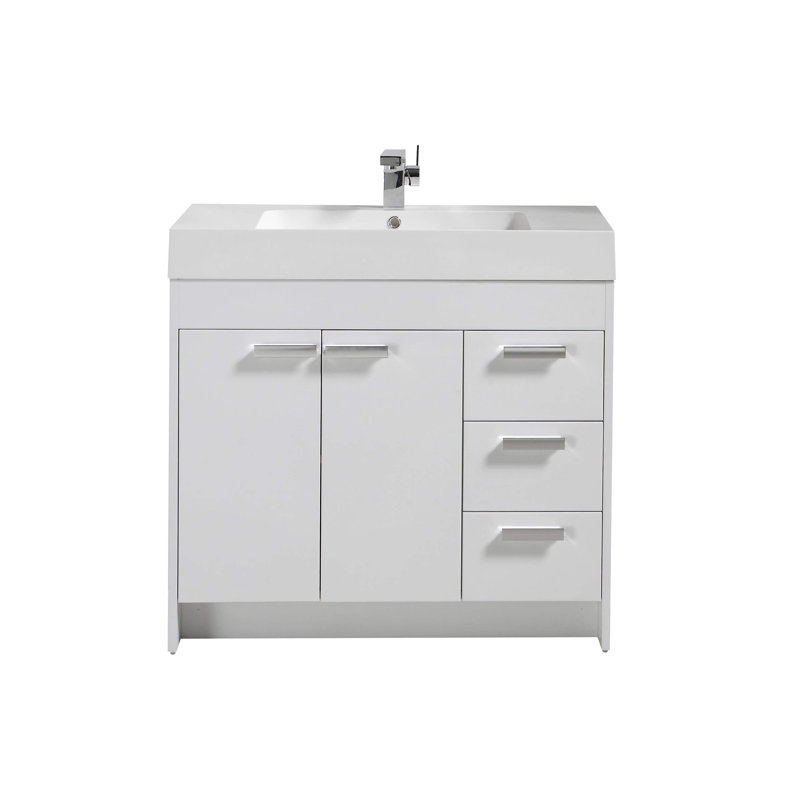 Ensemble de meuble-lavabo simple 36 po Wauconda, Blanc