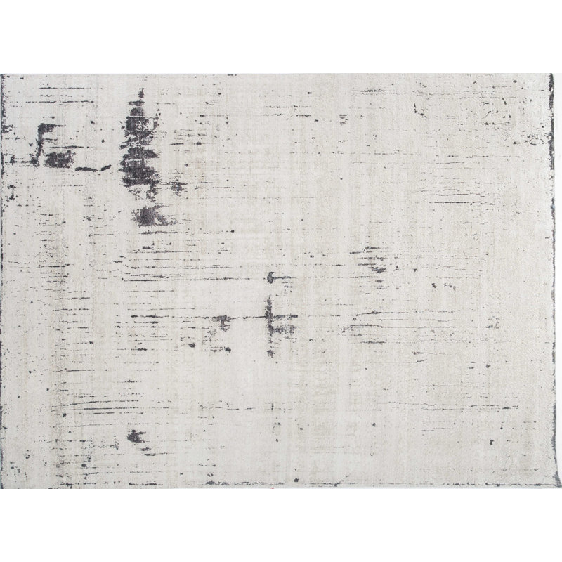 Contemporary One-of-a-Kind Rectangle 9' X 12' Hand Knotted Area Rug