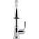 Ludington Pull-Down Single-Handle Kitchen Sink Faucet with Two-Function Sprayhead