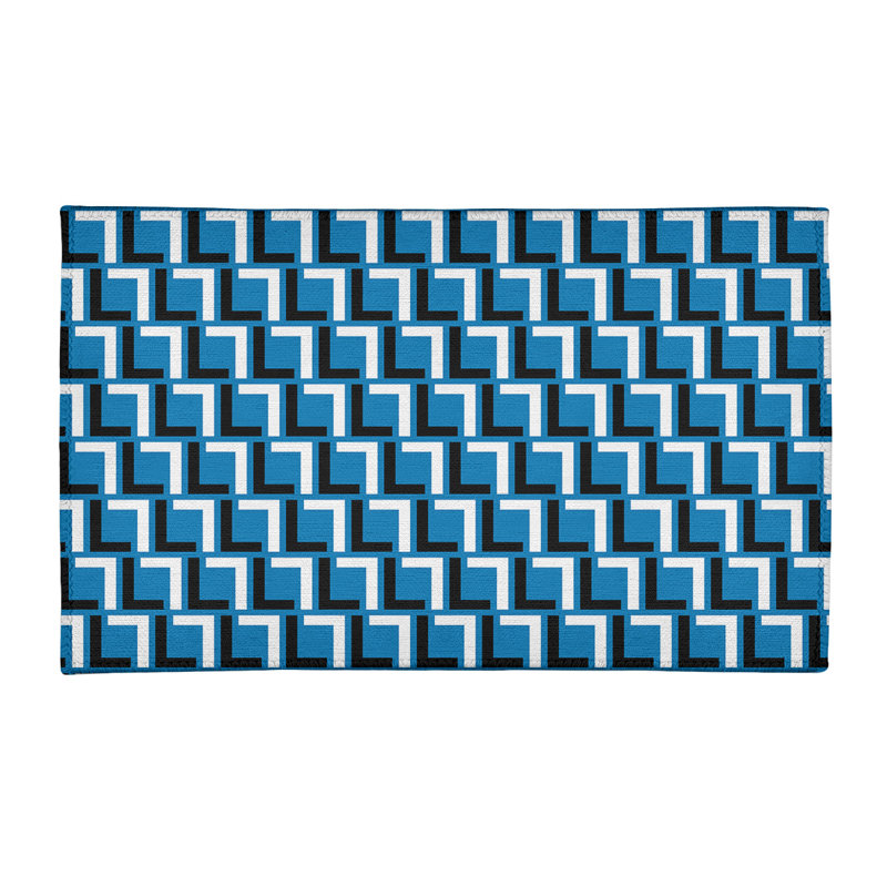 Geometric Indoor Rug, Rectangle 3' x 5'