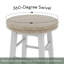 Swivel Solid Wood Counter Stool-112246544