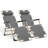 Outdoor Folding Lounge Chairs Recliner, Foldable Reclining Chair with Adjustable Backrest & Footrest-91677058