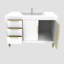 Ensemble de meuble-lavabo simple l 35 po