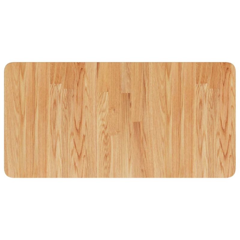 Bois massif traité pour comptoir de salle de bain, Brun clair traité, H 0,6 po x l 31,5 po x P 15,7 po