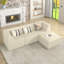 Canapé modulaire en L avec siège convertible Mylo Modern Minimalist Compression-719047254