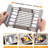 Retractable Stainless Steel Draining Basket Versatile Kitchen Rinse Basket