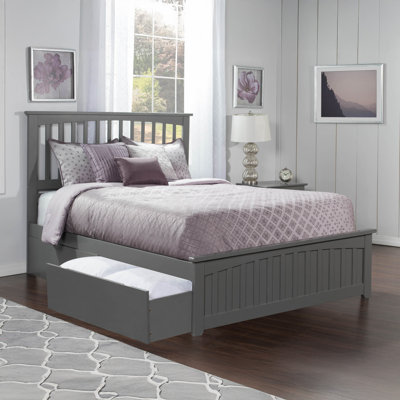 Huntsville Solid Wood Platform Bed with Matching Footboard and Storage Drawers