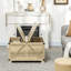 Table basse Caelah avec couvercle rabattable et rangement dissimulé, table basse carrée-1429350104-1429350108