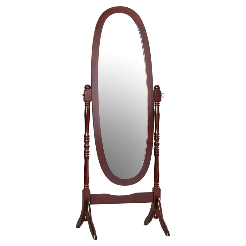 Hamilton Oval Floor Mirror, Brown