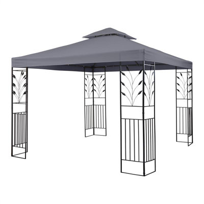 Odeon 3m x 3m Steel Permanent Gazebo