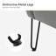 Chaise en similicuir Leona avec base en métal-1712814007