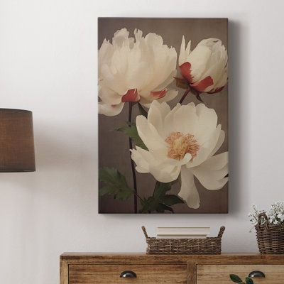 Vintage Floral Print III -Gallery Wrapped Cavas