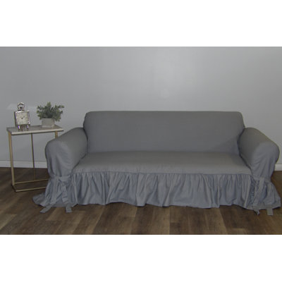 Cotton Box Cushion Sofa Slipcover