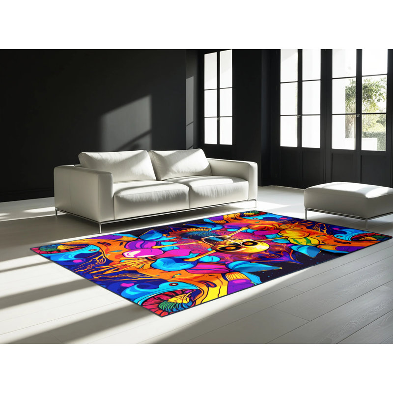 Psyche Flicker Rug, Rectangle 6' x 9'