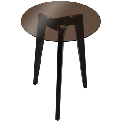 Glass Top End Table
