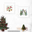 Art mural fait à la main pour vestibule - encadré blanc, bois et papier, salon multicolore, décoration en papier