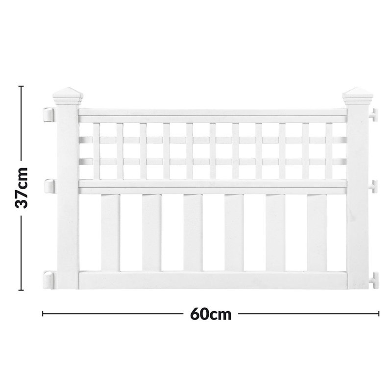Byren 37cm H x 60cm W Polyethylene Plastic Fence Panels Included